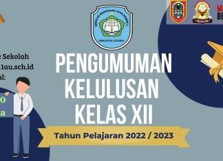 Surat Keterangan Lulus Peserta Didik Kelas XII TP. 2022/2023