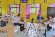 Perekaman E-KTP di SMA Negeri 1 Amuntai Utara Sekaligus Aktivasi IKD bagi Guru dan TU