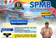 Sistem Penerimaan Murid Baru (SPMB) Tahun Pelajaran 2025/2026 SMAN 1 Amuntai Utara