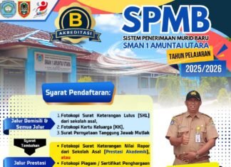 Sistem Penerimaan Murid Baru (SPMB) Tahun Pelajaran 2025/2026 SMAN 1 Amuntai Utara