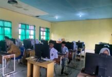 SMAN 1 Amuntai Utara Melaksanakan Gladi Bersih Tes Kemampuan Akademik (TKA) Tahun 2025