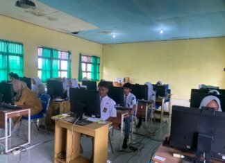 SMAN 1 Amuntai Utara Melaksanakan Gladi Bersih Tes Kemampuan Akademik (TKA) Tahun 2025