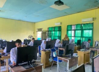 45 siswa SMAN 1 Amuntai Utara mengikuti Tes Kemampuan Akademik (TKA) Tahun 2025