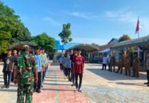 Koramil dan Polsek Laksanakan Kunjungan ke SMAN 1 Amuntai Utara untuk Seleksi Calon Paskibraka Tingkat Kecamatan