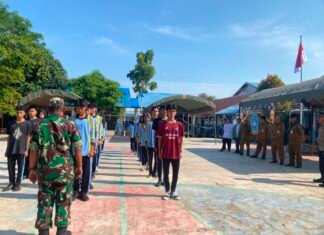 Koramil dan Polsek Laksanakan Kunjungan ke SMAN 1 Amuntai Utara untuk Seleksi Calon Paskibraka Tingkat Kecamatan